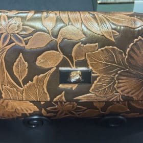 Gorgeous Fall Designer Vegan Leather Purse item