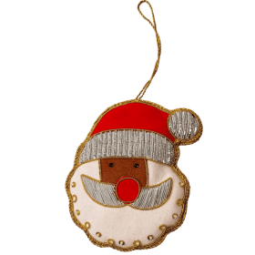 Mr and Mrs Claus Ornaments item