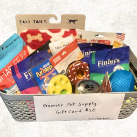 "Premier Pets" Basket #1 - Retail $120 item