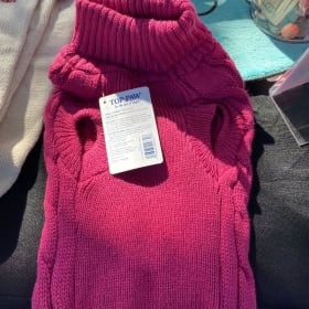 Top Paw Pink Sweater (Size: Medium) item