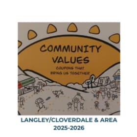 Langley/Cloverdale & Area Community Values Coupon Book item