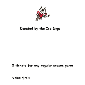 2 Ice Dogs Tickets item