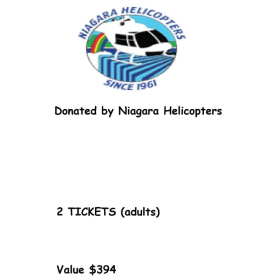 Niagara Helicopters - 2 adult tickets item