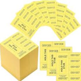 Raffle and 50-50 ticket pre-purchase packet item