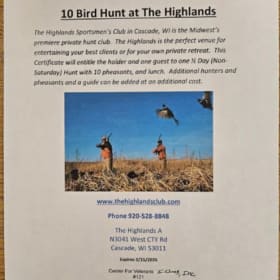 10 Bird Hunt at The Highlands item