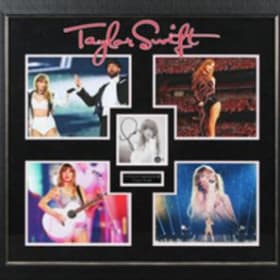 Taylor Swift Signed Framed Insert Display item