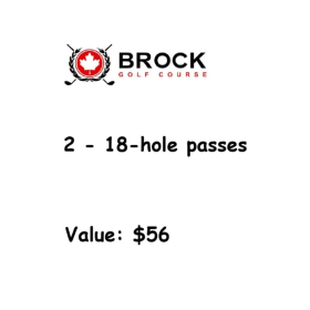 Brock Golf - 2 18 hole passes item