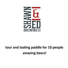 Shawn and Ed Brewery 10 People flights item