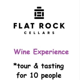 Flat Rock Tour & Tasting for 10 item
