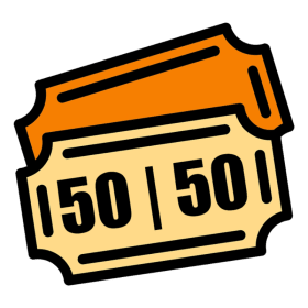 50/50 Tickets - 25 item