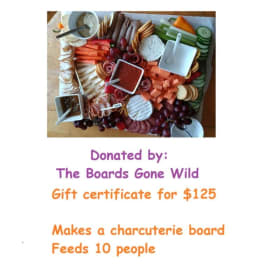 Charcuterie Gift Card of $125 Feeds 10 item