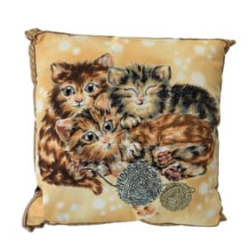 Trio of Kittens 14"x14" Throw Pillow item