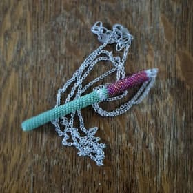 Colorful Smokes Necklace item