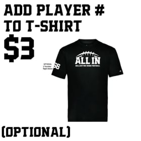 Add # to T-Shirt item