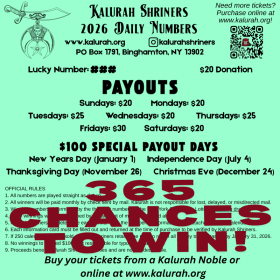 2026 Daily Number Tickets item