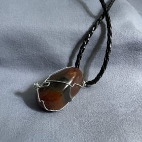 Handcrafted Agate Necklace item