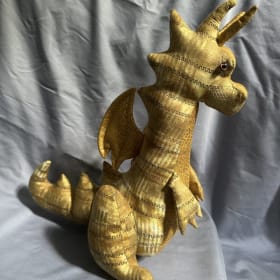 Handmade Golden Dragon item
