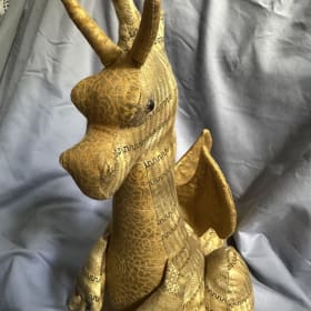 Handmade Golden Dragon item