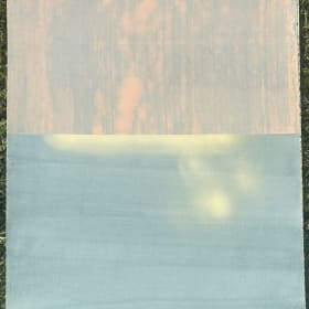 "Untitled" (acrylic, watercolor, & spray paint - mounted) item