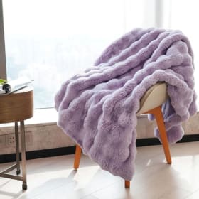 Soft and Cute - Purple Throw and squishy panda night light item