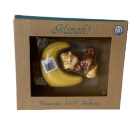 Monkey & Banana Magnetic Salt & Pepper Shakers item