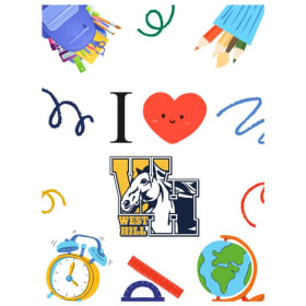 I Heart West Hill Poster item