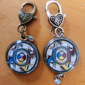 Medicine Wheel Saddle Charms item
