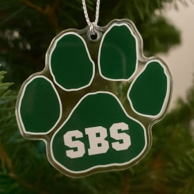 SBS Pawprint Ornament item