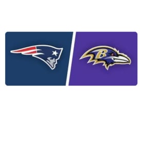Front Row Seats: Baltimore Ravens vs. NE Patriots item