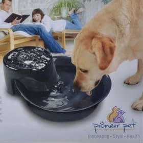 116 - Dog Gift Pack: treats, toys, drinking fountain, & more item
