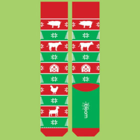 New! Ugly Sweater Christmas Socks item