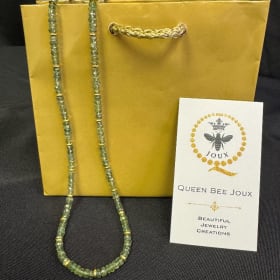 Green Amethyst Necklace item