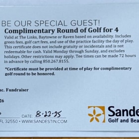 Sandestin Golf Package for 4 item