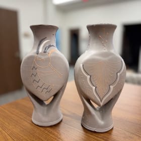 Vintage Barlop Mexican Potter Vases item