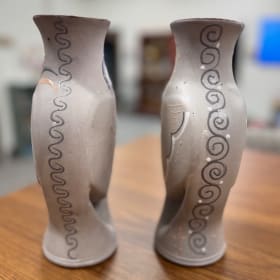 Vintage Barlop Mexican Potter Vases item