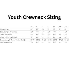 #4 Youth Grey Crewneck item