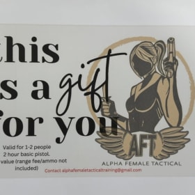 Female Shooting Practice and 3 Month Fitness Membership item