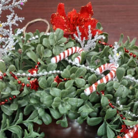 "Peppermint Candy Christmas Wreath" item