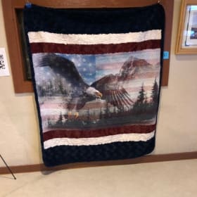 Handmade Eagle Quilt item