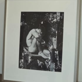 Framed Mixed Media Collage by Edward Becenko item