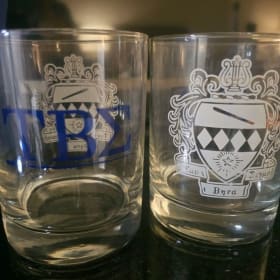 Tau Beta Sigma - Double Old-Fashioned Glass Set item
