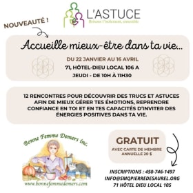 Accueille le mieux-être dans ta vie item