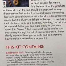 Complete Sushi Book & Serving Kit item