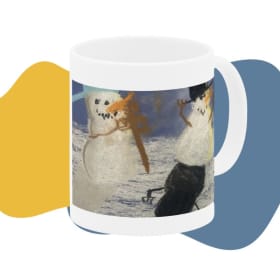 Student Art Mug (Snowmen Design) item