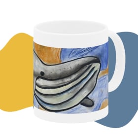 Student Art Mug (Whale Design) item