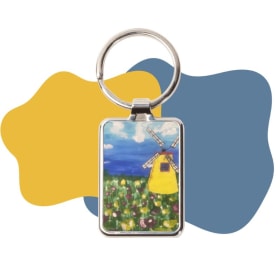 Student Art Key Chain (Windmill Design) item