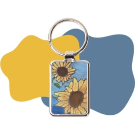 Student Art Key Chain (Sunflower Design) item