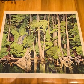 Rare A.J. Casson Print “Blue Heron” item