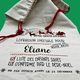 Poche cadeau personnalisée du pôle Nord item