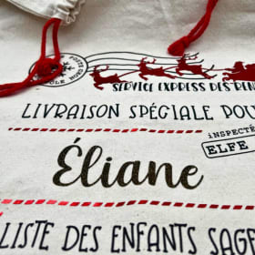 Poche cadeau personnalisée du pôle Nord item